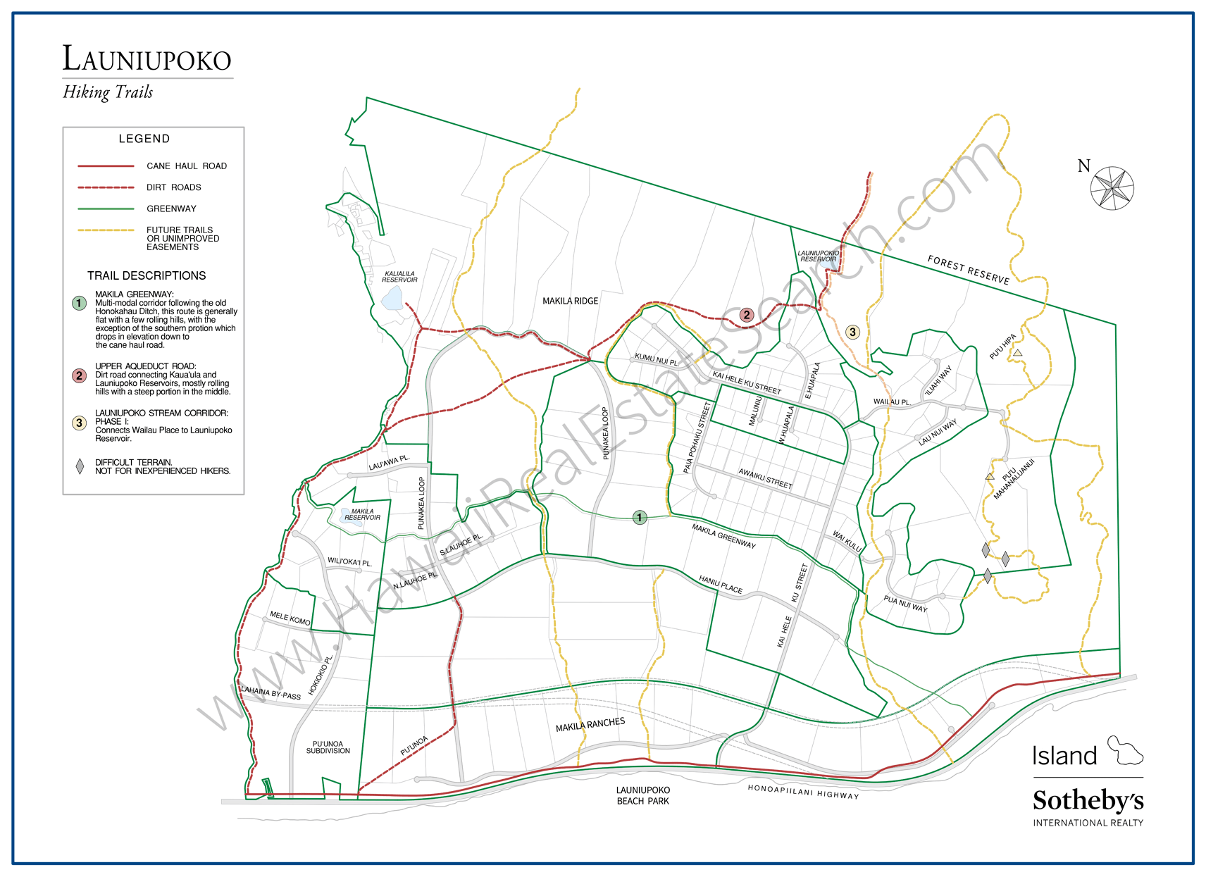 Launiupoko Real Estate Map